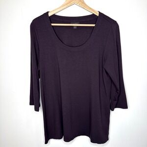 J Jill Wearever Top Women S Petite Elevated Basic Stretch Quiet Luxury Old Money